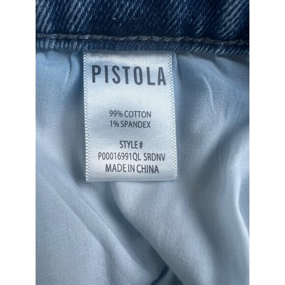 Pistola Monroe Crop High-Rise Cigarette Jeans (Notting Hill Vintage) Size 27 - Picture 6 of 16